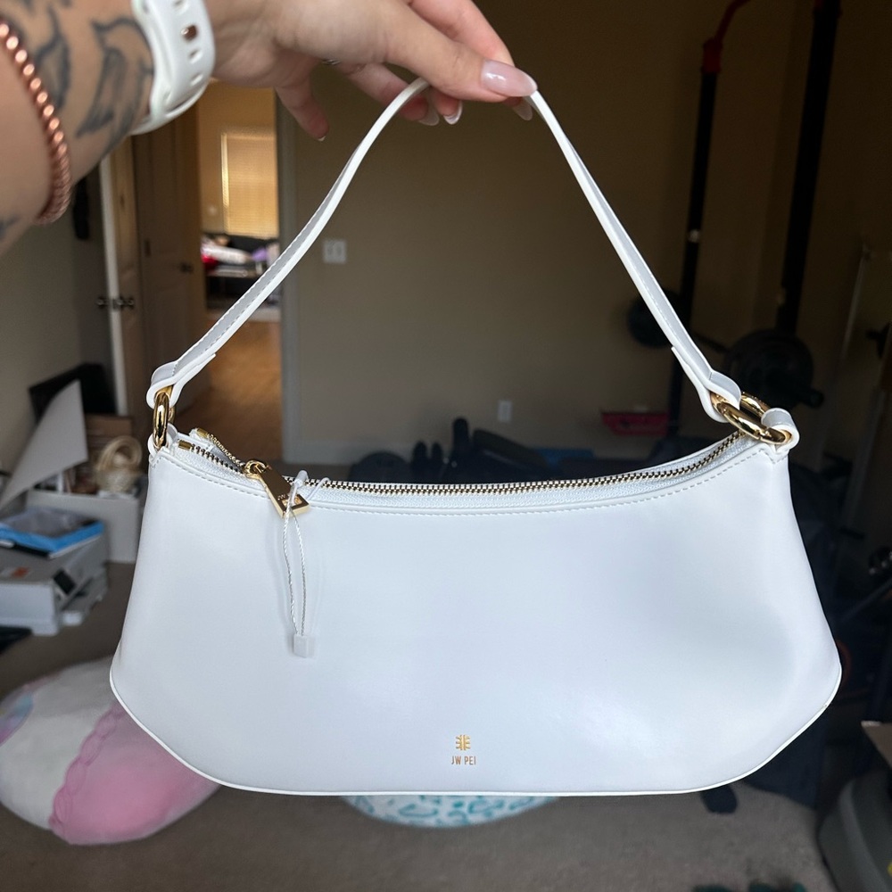 JW PEI white shoulder bag
